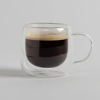 LC Studio Gusto Caffè Verres à café à double paroi, ensemble de 2 - 300 ml