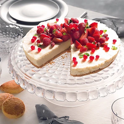 Tiffany Clear Cake Stand with Dome (36cm)