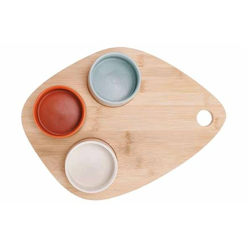 Ensemble planche de service et bols Delta Apero