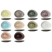 Assiettes ovales Streetfood, ensemble de 10