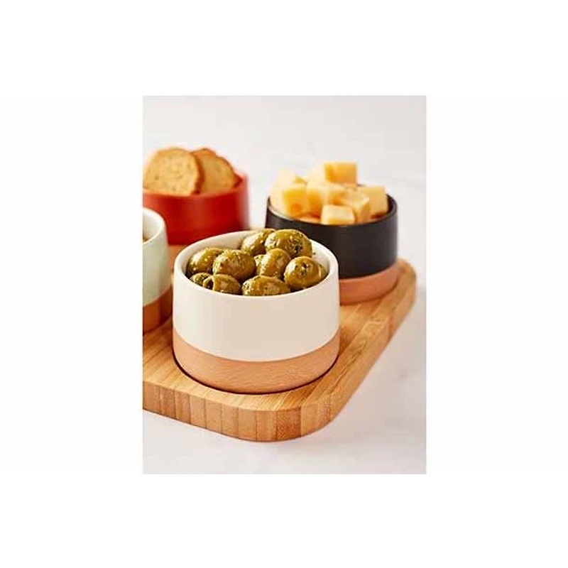 Delta Apero Serving Board and Bowls Set