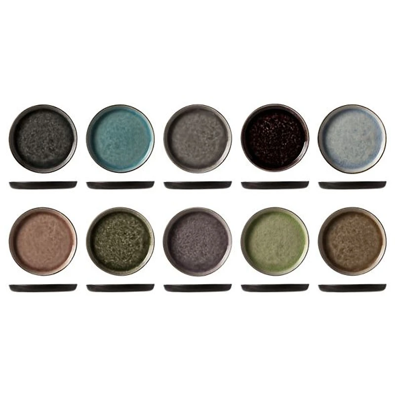 Assiettes Streetfood, ensemble de 10 - 14 cm