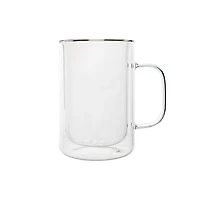 Omagio Cafe Latte Double-Walled Mugs, Set of 2 