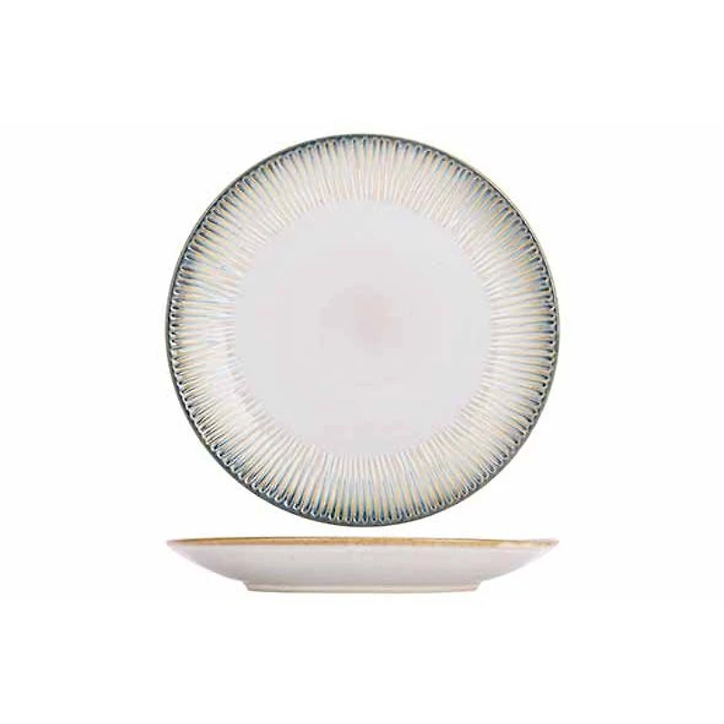 Assiettes de dîner Listra, ensemble de 4 - 25 cm