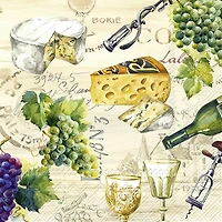 Paquet de 20 serviettes de table « Wine »