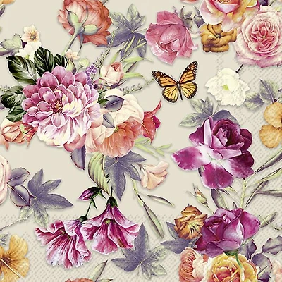 Noria Cream Luncheon Napkins