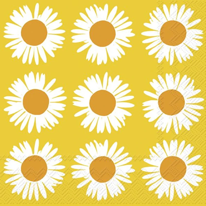 Auringonkukka Luncheon Napkins, Pack of 20 