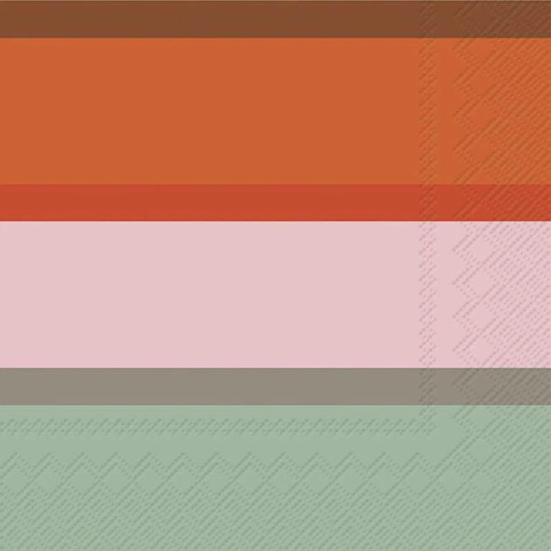 Hennika Orange Lunch Napkins, Pack of 20
