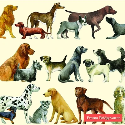 Paquet de 20 serviettes de table « Dogs »