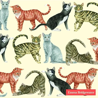 Paquet de 20 Serviettes de table avec chats