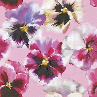 Serviettes de table, paquet de 20 - Viola Rose