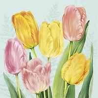 Spring Tulips Lunch Napkins, Pack of 20