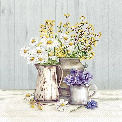 Country Still Life serviettes cocktail, paquet de 20