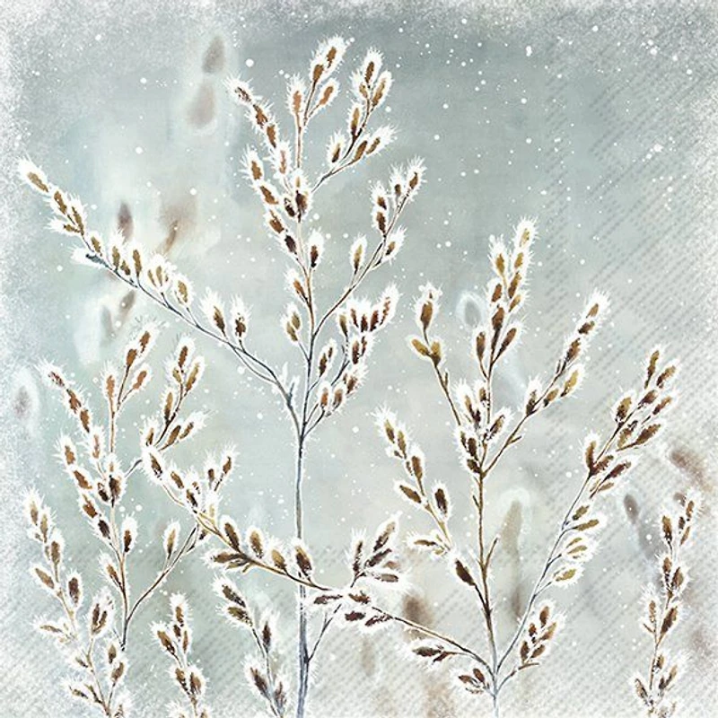 Luncheon Napkins, Pack of 20 - Frozen Winter