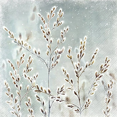 Luncheon Napkins, Pack of 20 - Frozen Winter