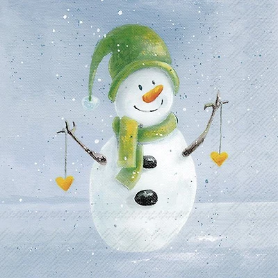 Luncheon Napkins, Pack of 20 - Frosty in the Snow