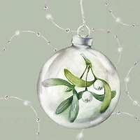 Cocktail Napkins, Pack of 20 - Shiny Christmas