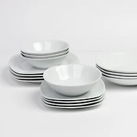 Morgan 16-Piece Dinnerware Set by LC Studio
