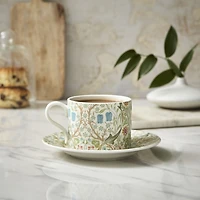 Morris & Co. Cup & Saucer, 10oz - Blackthorn