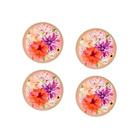 Maxwell & Williams Set of 4 Dahlia Coupe Plates - 19.5cm