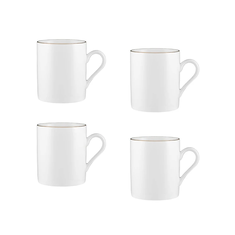Maxwell & Williams ensemble de 4 tasses « White Gold » - 300 ml