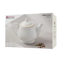 Maxwell & Williams White Gold Teapot - 1L