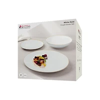 Maxwell & Williams ensemble de vaisselle coupe 12 pièces  « White Gold »