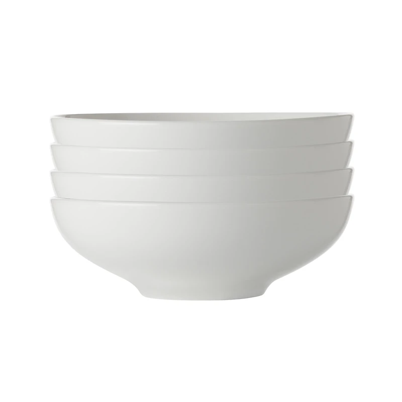 Maxwell & Williams ensemble de 4 bols coupe « White Basics » - 20 cm