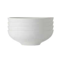 Maxwell & Williams ensemble de 4 bols coupe « White Basics » - 20 cm