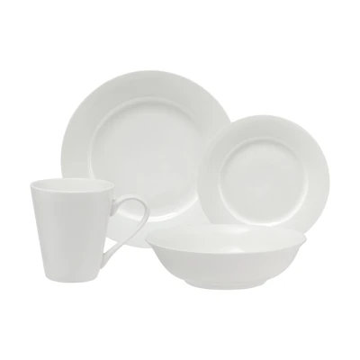 Maxwell & Williams White Basics Cosmopolitan Rim 16-Piece Dinner Set