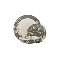 Arcadia Green 12-Piece Dinner Set by Maxwell & Williams
