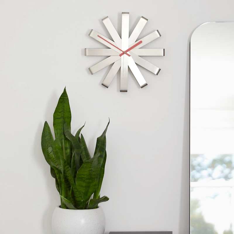 Umbra Ribbon Horloge murale - Acier