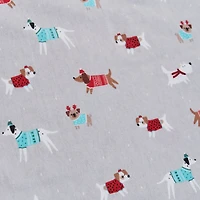 Holiday Dogs Flannel Shet Set