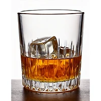 Pavilion Gleam Rock Glasses, Set of 12 -12 oz