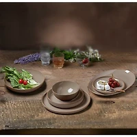 Brilliant Club Pasta Plate, 21 cm - Taupe