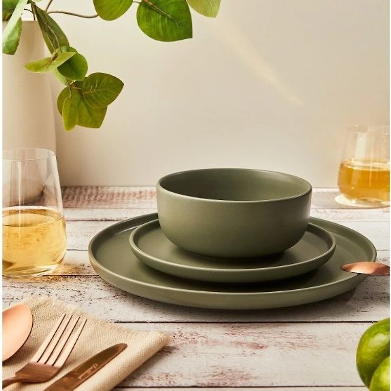 Brilliant Mirage Olive Dinner Set