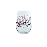 Cherry Blossom Verres sans pied, ensemble de 6 - 13 oz