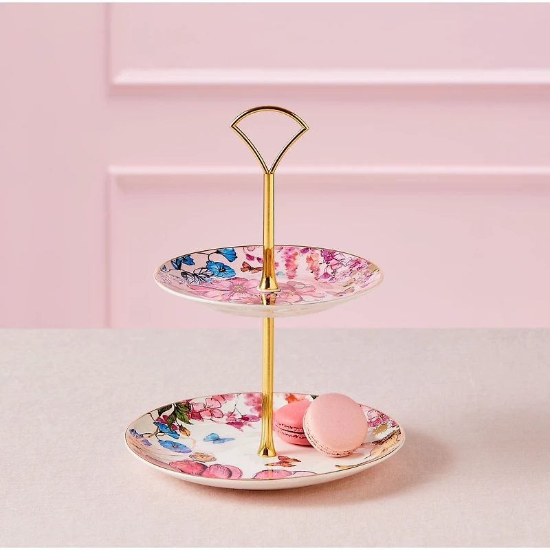 Maxwell & Williams Enchantment 2-Tier Cake Stand - 35cm