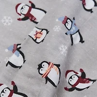 Penguins Flannel Sheet Set