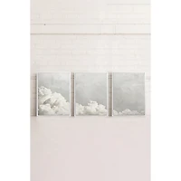 Antique Cloudscape Trio Art Mural - Ensemble de  3