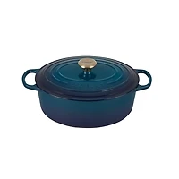 Cocotte ronde signature 5,3 L par Le Creuset - Agave
