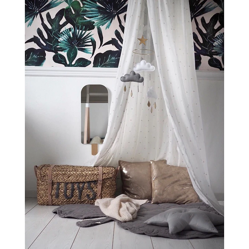Mobile, nuage - Blanc et Gris