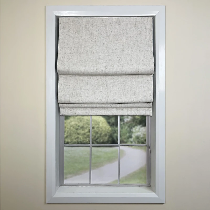 Augustus Cordless Roman Shades - Linen