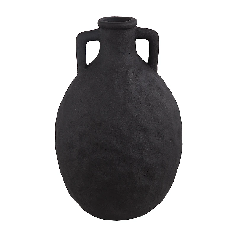 Vase Fox en céramique couleur noire