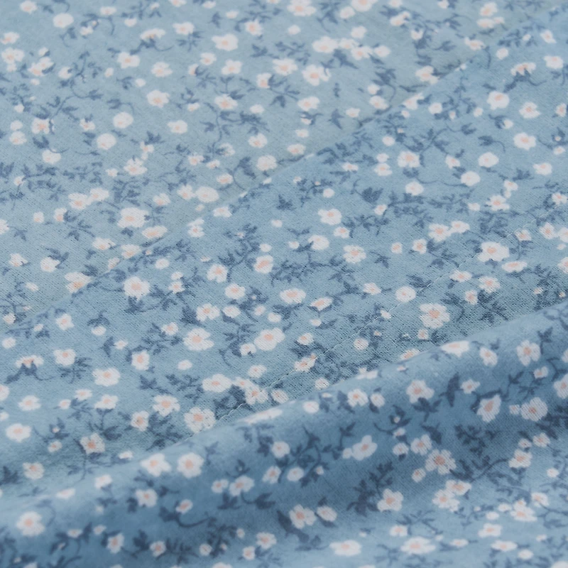 Ditsy Floral Flannel Sheet Set