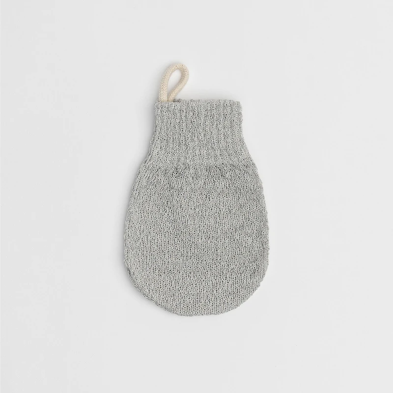 Grey Exfoliating Bath Mitten