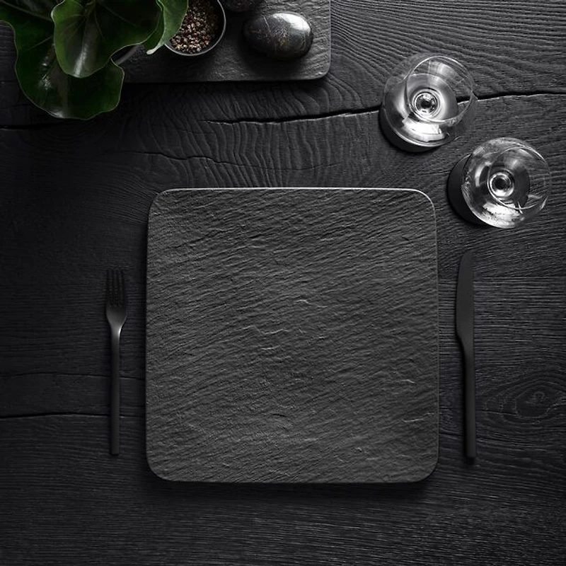 Manufacture Rock Square Buffet Plate by Villeroy & Boch