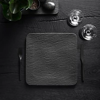 Manufacture Rock Square Buffet Plate by Villeroy & Boch