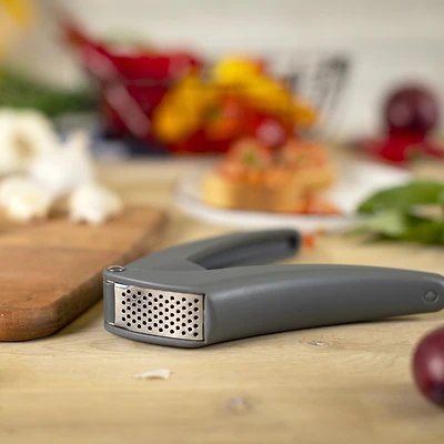 Kuhn Rikon Easy Clean Garlic Press Grey