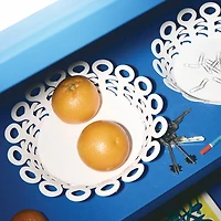 Vimini Panier en acier inoxydable - Blanc 